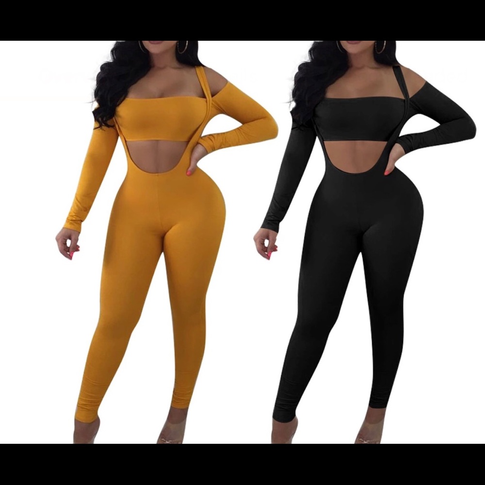 2piece trousers jumpsuit